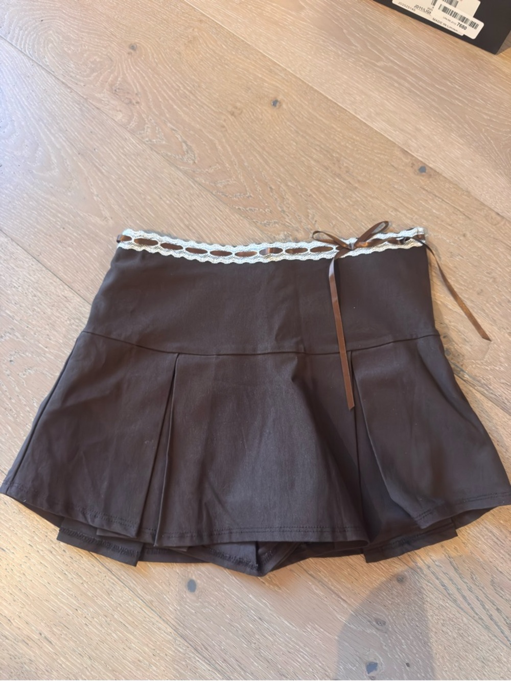 NWOT Altar'd State Brien skirt with White lace trim